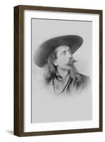 William F. Cody, Buffalo Bill Portrait-null-Framed Art Print