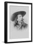 William F. Cody, Buffalo Bill Portrait-null-Framed Art Print