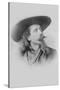 William F. Cody, Buffalo Bill Portrait-null-Stretched Canvas