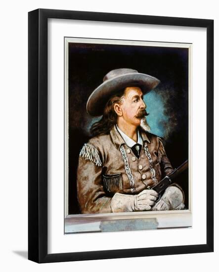 William F Cody-Henry H. Cross-Framed Giclee Print