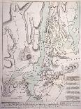 Plan of the city of New York in America as surveyed in the years 1766 & 1767-William Faden-Framed Giclee Print