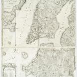 Plan of the city of New York in America as surveyed in the years 1766 & 1767-William Faden-Framed Giclee Print