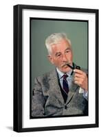 William Faulkner Smoking a Pipe-Carl Mydans-Framed Photographic Print