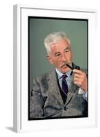 William Faulkner Smoking a Pipe-Carl Mydans-Framed Photographic Print