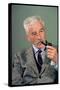 William Faulkner Smoking a Pipe-Carl Mydans-Stretched Canvas