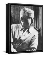 William Faulkner, Won the Nobel Prize for Literature in 1949-null-Framed Stretched Canvas