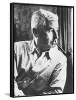 William Faulkner, Won the Nobel Prize for Literature in 1949-null-Framed Photo