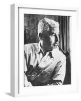 William Faulkner, Won the Nobel Prize for Literature in 1949-null-Framed Photo