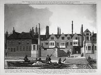 Buildings on the Eastern Side of New Palace Yard, Palace of Westminster, London, 1808-William Fellows-Giclee Print