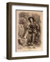 William Frederick Cody, Better known as Buffalo Bill-null-Framed Art Print