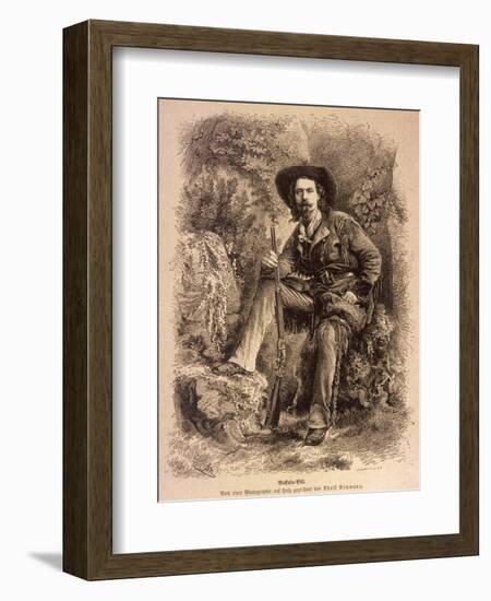 William Frederick Cody, Better known as Buffalo Bill-null-Framed Art Print