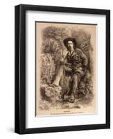 William Frederick Cody, Better known as Buffalo Bill-null-Framed Art Print