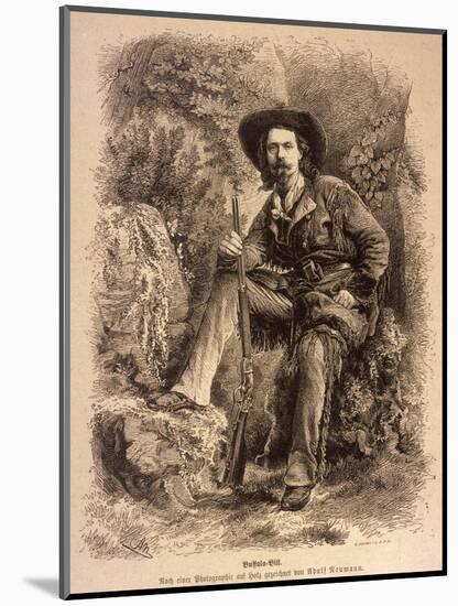 William Frederick Cody, Better known as Buffalo Bill-null-Mounted Art Print