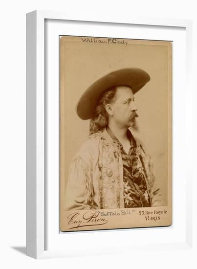 William Frederick Cody, Buffalo Bill (1846-1917), American Soldier and Performer-Eugene Pirou-Framed Giclee Print