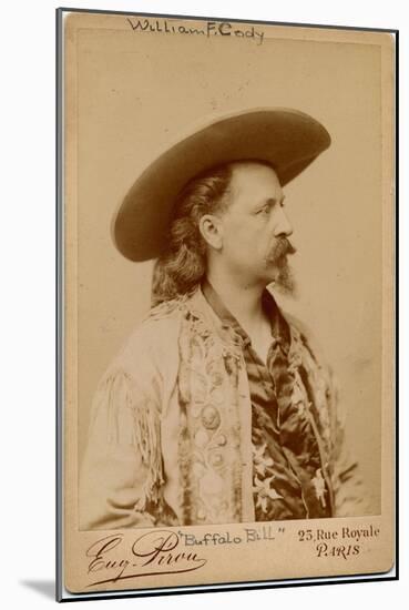 William Frederick Cody, Buffalo Bill (1846-1917), American Soldier and Performer-Eugene Pirou-Mounted Giclee Print
