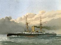 HMS Victoria, Royal Navy 1st Class Battleship, C1890-C1893-William Frederick Mitchell-Giclee Print