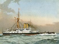 HMS Royal Sovereign, Royal Navy 1st Class Battleship, C1890-C1893-William Frederick Mitchell-Giclee Print