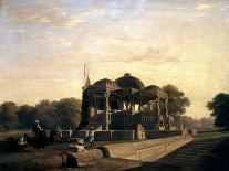 Ancient Temple at Hulwud, 1826-William Frederick Witherington-Stretched Canvas