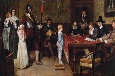Pleading the Old Cause-William Frederick Yeames-Giclee Print