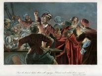 But He Denied before Them All Saying, I Know Not What Thou Sayest, C1850-William French-Framed Giclee Print