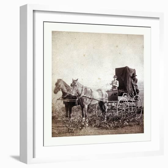 William Gardner in Front and Alex Gardner in the Back 309 Miles West of St. Louis-null-Framed Giclee Print