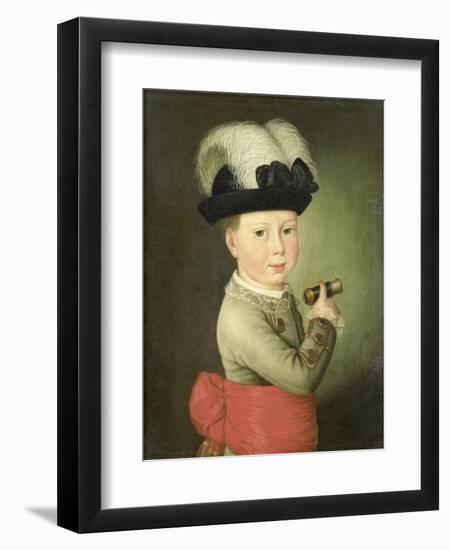 William George Frederick, Prince of Orange-Nassau, as a Child-null-Framed Art Print