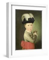 William George Frederick, Prince of Orange-Nassau, as a Child-null-Framed Art Print