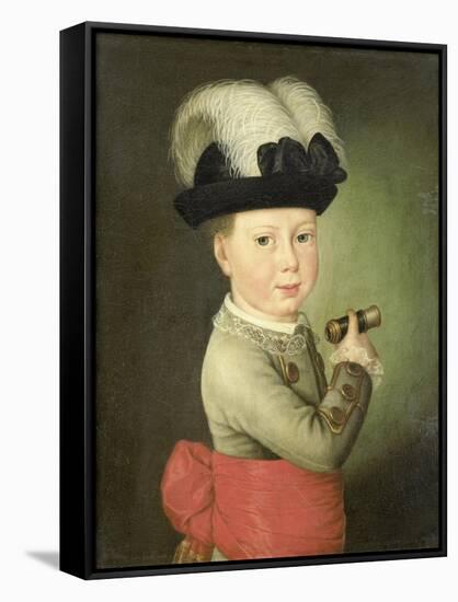 William George Frederick, Prince of Orange-Nassau, as a Child-null-Framed Stretched Canvas