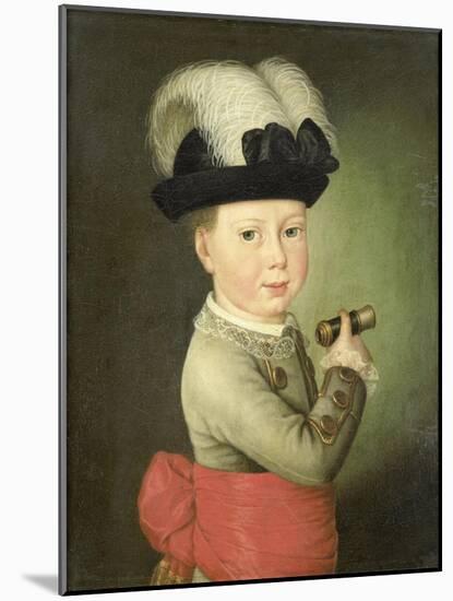 William George Frederick, Prince of Orange-Nassau, as a Child-null-Mounted Art Print