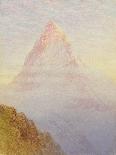 The Matterhorn, 1870-William Gersham Collingwood-Framed Giclee Print