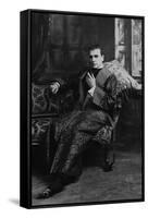 William Gillette as Sherlock Holmes, Ca. 1899-null-Framed Stretched Canvas