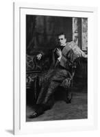 William Gillette as Sherlock Holmes, Ca. 1899-null-Framed Premium Photographic Print