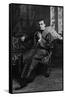 William Gillette as Sherlock Holmes, Ca. 1899-null-Framed Stretched Canvas