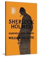 William Gillette as Sherlock Holmes: Farewell Appearance-null-Stretched Canvas