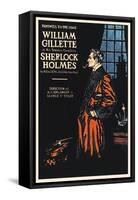 William Gillette as Sherlock Holmes: Farewell to the Stage-null-Framed Stretched Canvas