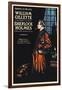 William Gillette as Sherlock Holmes: Farewell to the Stage-null-Framed Art Print