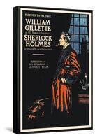 William Gillette as Sherlock Holmes: Farewell to the Stage-null-Framed Stretched Canvas