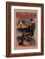 William Gillette as Sherlock Holmes-null-Framed Art Print