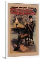 William Gillette as Sherlock Holmes-null-Framed Art Print