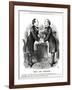 William Gladstone as Twins-John Tenniel-Framed Art Print