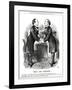 William Gladstone as Twins-John Tenniel-Framed Art Print