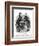 William Gladstone as Twins-John Tenniel-Framed Art Print