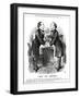 William Gladstone as Twins-John Tenniel-Framed Art Print