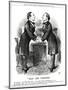 William Gladstone as Twins-John Tenniel-Mounted Art Print