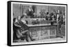 William Gladstone Attacks Benjamin Disraeli's First Budget Speech Which Had Lasted Five Hours-null-Framed Stretched Canvas