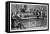 William Gladstone Attacks Benjamin Disraeli's First Budget Speech Which Had Lasted Five Hours-null-Framed Stretched Canvas