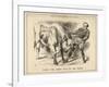 William Gladstone Taking the (Irish) Bull by the Horns-John Tenniel-Framed Art Print