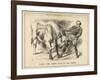 William Gladstone Taking the (Irish) Bull by the Horns-John Tenniel-Framed Art Print