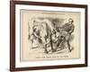 William Gladstone Taking the (Irish) Bull by the Horns-John Tenniel-Framed Art Print