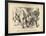 William Gladstone Taking the (Irish) Bull by the Horns-John Tenniel-Framed Art Print